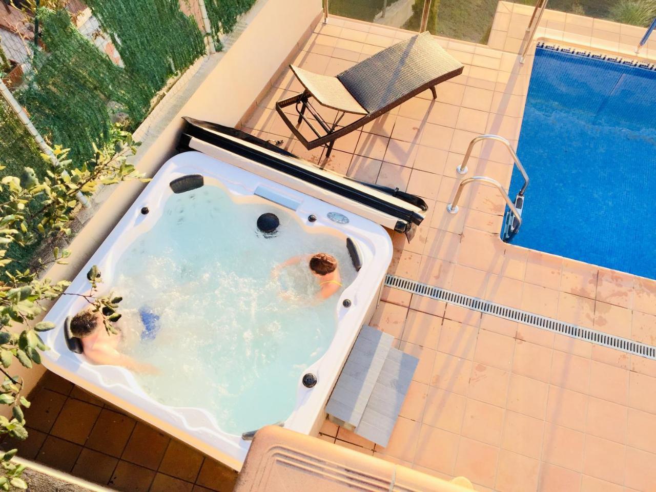 Luxury Villa Investingspain With Sea Views, Pool And Jacuzzi Lloret de Mar Exteriér fotografie