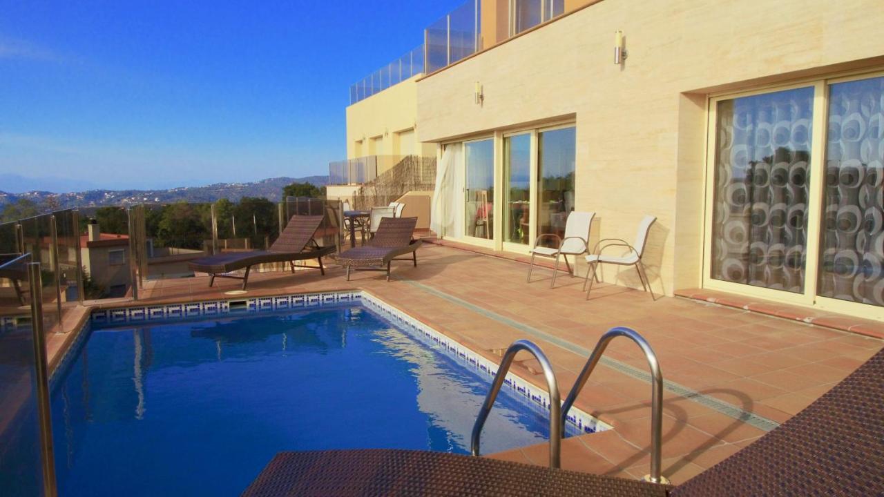 Luxury Villa Investingspain With Sea Views, Pool And Jacuzzi Lloret de Mar Exteriér fotografie